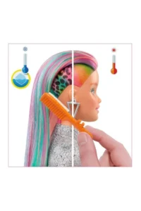 Barbie Leopard Patterned Hair Doll Grn81 - Image 2