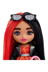 Barbie Extra Mini Dolls Alev Printed Dress - Image 3