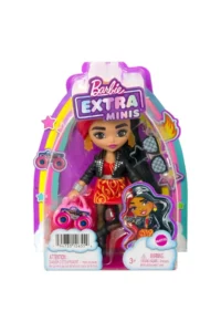 Barbie Extra Mini Dolls Alev Printed Dress - Image 4