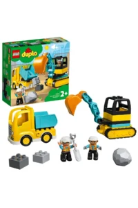 LEGO ® DUPLO® Town Truck and Crawler Digger 10931 - 2+ Educational Toy Construction Set (20 Pieces)