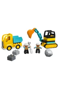 LEGO ® DUPLO® Town Truck and Crawler Digger 10931 - 2+ Educational Toy Construction Set (20 Pieces) - Image 2