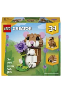 LEGO Creator 3 in 1 Cute Hamster with Flower 31376 - Image 3