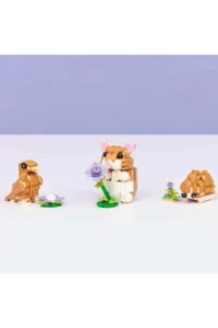LEGO Creator 3 in 1 Cute Hamster with Flower 31376 - Image 8