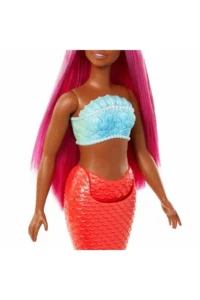 Barbie Dreamtopia Mermaid Dolls - Red Tail White Crown - Image 3