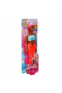 Barbie Dreamtopia Mermaid Dolls - Red Tail White Crown - Image 6