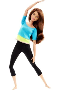Barbie Infinite Motion Doll Brunette Black Tights Djy08