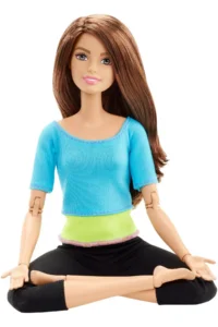 Barbie Infinite Motion Doll Brunette Black Tights Djy08 - Image 3