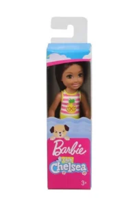 Barbie Chelsea Tatilde Bebekleri GLN73 - Esmer - Ananas Atletli - Image 2