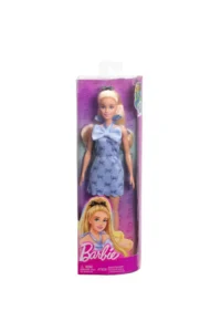 Barbie Fashionistas Doll in Blue with bow Dress HYT93 - Image 6