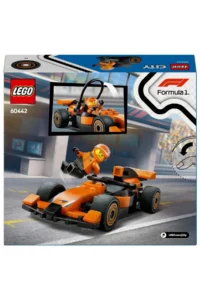 LEGO F1 Driver with City McLaren Race Car 60442 - Mini Race for Children Ages 6 and Up - Image 4