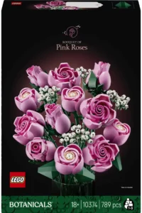 LEGO ® Botanicals Pink Rose Bouquet 10374 - 18+ Decorative Flower Model Building Set (789 Pieces) - Image 3