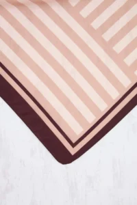 SHOES Beige Gemometrik Patterned Women Scarf - Image 2