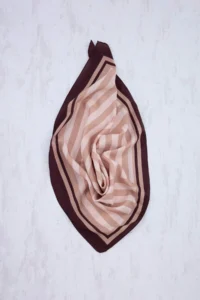 SHOES Beige Gemometrik Patterned Women Scarf - Image 3