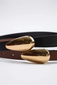 SHOES Black-Tan 2 Sets Women Belt - Image 6