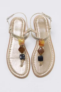 SHOES Gold Women Sandals