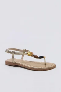 SHOES Gold Women Sandals - Image 2