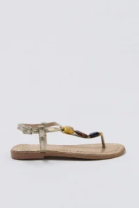 SHOES Gold Women Sandals - Image 3