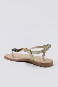 SHOES Gold Women Sandals - Image 4