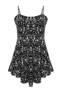Trendyol Curve Black Sleeveless with flywheel Inside OF shorts Mini Knitting Jumpsuit - Image 7