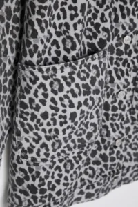 Trendyol Curve Multicolored animals Patterned Oversized/Wide Pattern 100% Cotton Non-Stretch DENIM Jacket - Image 7