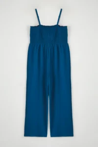 Trendyol Curve Mavi Sleeveless Knitting Plus Size Jumpsuit - Image 5