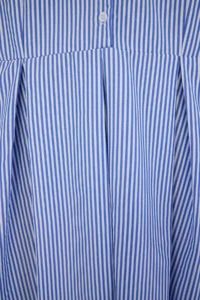 Trendyol Curve Mavi Striped Skirt Opened at Waist Half Plaid Midi Weaving Dress - Image 6