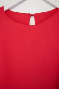 Trendyol Curve Red morocco Weaving Plus Size Dress - Image 5