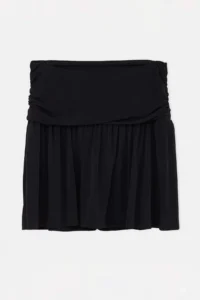 Trendyol Curve Black Inside OF shorts Sandy Mini Plus Size Skirt - Image 5
