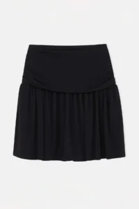 Trendyol Curve Black Inside OF shorts Sandy Mini Plus Size Skirt - Image 8