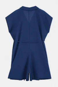 Trendyol Curve beachwear Navy Blue Shirt Collar Weaving Jumpsuit - Image 5