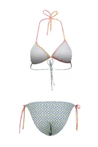 TRENDYOLMİLLA Geometric Triangle Covered Regular Low Waist Bikini Set - Image 7