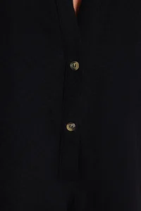 TRENDYOLMİLLA Black Weaving Beach Mini Jumpsuit - Image 4