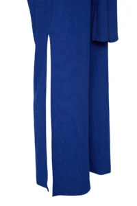 TRENDYOLMİLLA Saks Blue Weaving slit Maxi Beach Jumpsuit - Image 7