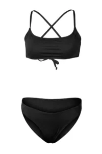 TRENDYOLMİLLA Black bralette Covered Regular Waist brazilian Basic Bikini Set - Image 4