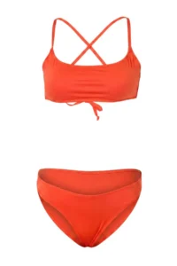TRENDYOLMİLLA Red bralette Covered Regular Waist brazilian Basic Bikini Set - Image 4