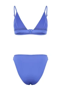 TRENDYOLMİLLA Saks Blue Triangle Covered Accessory Detailed Regular Bikini Set - Image 6