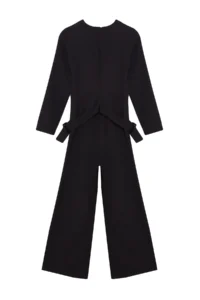 Trendyol Modest Black Accessory Detailed Double breasted Cut Weaving Jumpsuit - Image 7