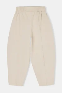 Drop by TrendyolMilla Stone Elastic Waist Shalwar Gabardine Pants - Image 2