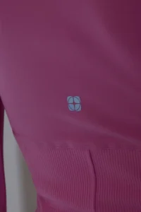 TRENDYOLMİLLA Pink Brushed Soft Material Thumb Hole Knitting Sports Jacket/Sweatshirt - Image 3