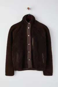 TRENDYOLMİLLA Brown Plush Knitting Sports Jacket - Image 5