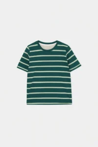 Green-Stone-Khaki Plain Knitting T-Shirt - Image 2