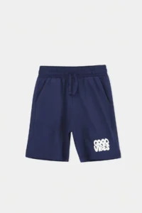 Navy Blue Plain Knitting Bottom - Top Set - Image 4