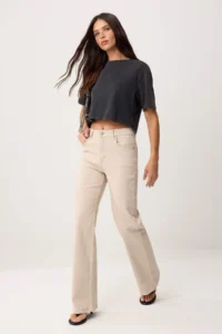 TRENDYOLMİLLA Stone High Waist Wide Leg jeans