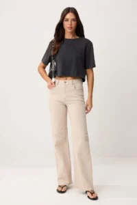 TRENDYOLMİLLA Stone High Waist Wide Leg jeans - Image 2