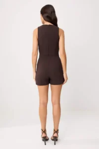 TRENDYOLMİLLA Brown Pipe Both Jumpsuit - Image 4