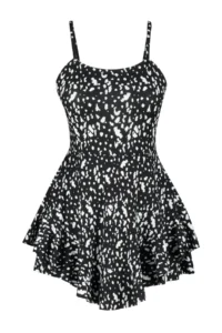 TRENDYOLMİLLA Black Sleeveless with flywheel OF shorts Mini Knitting Jumpsuit - Image 7