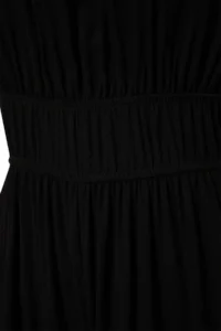 TRENDYOLMİLLA Black Waist Drawstring Detailed Wide Leg Maxi Weaving Jumpsuit - Image 11