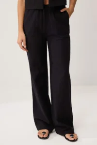 TRENDYOLMİLLA Black Weaving Bottom - Top Set - Image 3