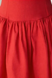 TRENDYOLMİLLA Pomegranate Blossom Mini Weaving Dress - Image 2