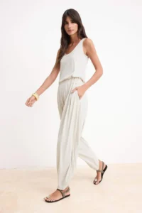 TRENDYOLMİLLA Stone Material Flexible Modal Premium Knitting Jumpsuit - Image 2